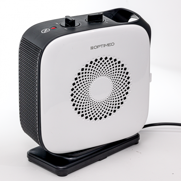 Chauffage mobile soufflant en céramique, Noir & Blanc, </br> OCE-B01-1500 – Image 2