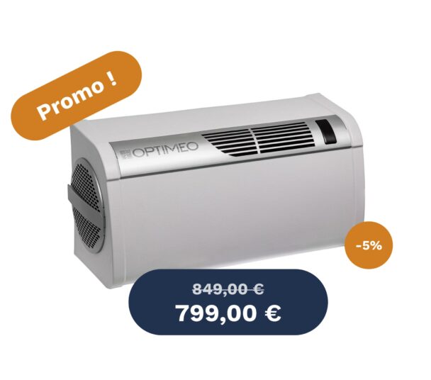 Climatiseur monobloc fixe réversible OAC-250-RE2 – 2410 W – sans unité extérieure