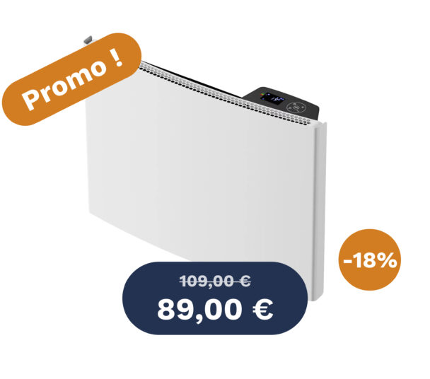 Radiateur céramique inertie sèche 1000W OPT-ORICIS-1000